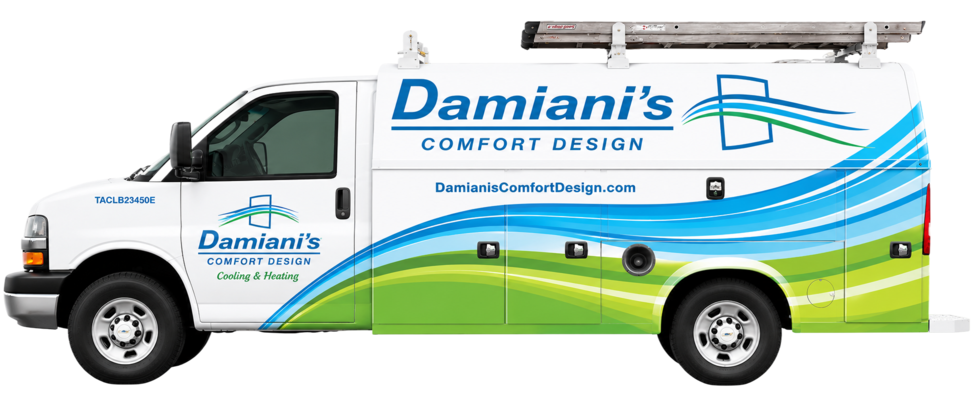 Damiani’s Comfort Design service van